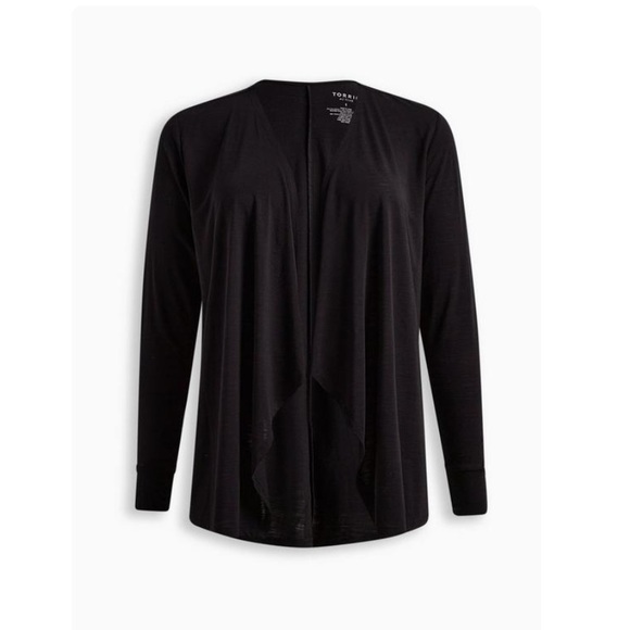 TORRID NWT Jersey No Closure Active Cardigan - Picture 4 of 5